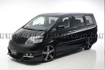 ชุดแต่งรถ สเกิร์ตรอบคันอัลพาร์ด ALPHARD 04-08 AH10 ทรง WALD